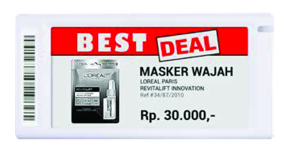 Electronic Shelf Label Product Example